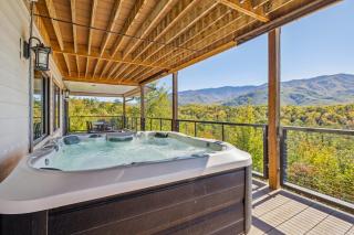 Mountain Melody – Luxe 4-Bedroom Retreat - VIEWS, 2 Hot Tubs, Chefs Kitchen, Game Room - 8