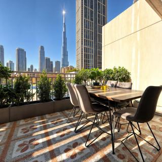 Burj Khalifa View, Downtown Dubai, The Burj Loft - 0