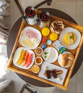 Hotel Ritz Suítes | Flat632 | Quarto com Vista mar - 6