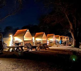 Secluded Safari Tent on the San Marcos River - An Adventurous Glamping Vacation near Kingsbury, Texas - 4