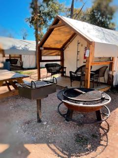 Secluded Safari Tent on the San Marcos River - An Adventurous Glamping Vacation near Kingsbury, Texas - 1