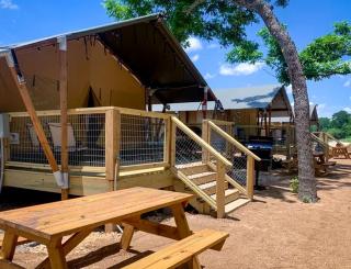 Gorgeous Safari Tent with Barbecue and Fire Pit in Staples, Texas -  - 8