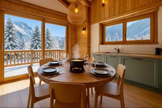 Sublime Semi Detached Chalet Facing The Mont Blanc - 6