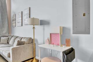 Pink playhouse sq near Progressive field & CSU - 2