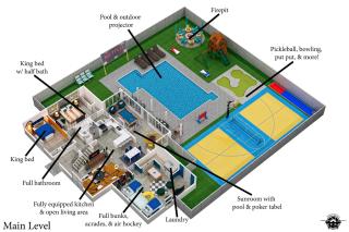 Private Oasis Pool Putting Green & Court - 9