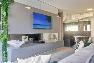 Conforto na Praia Gonzaga, Estacionamento, Piscina - 3