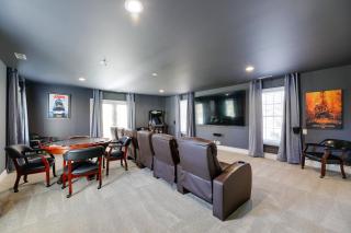 Theater Room and Deck at Massive Salt Pond Home! - 9