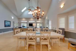 Theater Room and Deck at Massive Salt Pond Home! - 3