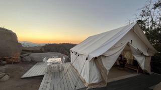 Cozy Mountain View Glamping Tent - 9