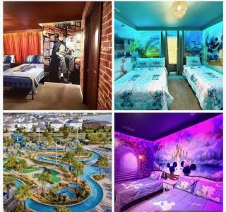 New Themed Rooms 5br Near Attractions - 0