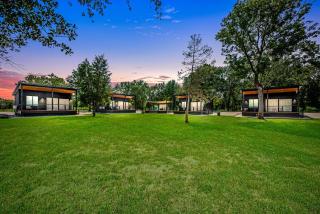 Modern Farmhouse Tiny Home Resort with Goats & Pool near Houston, Hempstead Texas - 9