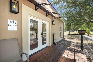 Modern Farmhouse Cargo Home Retreat with Pool & Goats near Houston in Hempstead, Texas - 4
