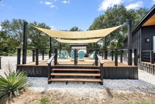 Elegant Tiny Home Resort with Heated Pool & Goats near Houston, Hempstead Texas - 3