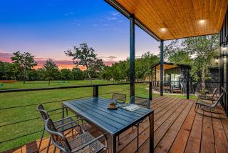 Relaxing Tiny Home Retreat with Pool, Goats & Firepits near Houston in Hempstead, Texas - 5