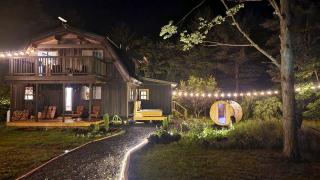 Incredible Secluded Cabin with Barrel Sauna, Fire Pit and Deck for an Unforgettable Getaway in the Finger Lakes in New York - 3