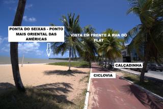 Lindo Flat na praia de Cabo Branco em João Pessoa 303 - 2