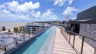 Lindo Flat na praia de Cabo Branco em João Pessoa 303 - 8