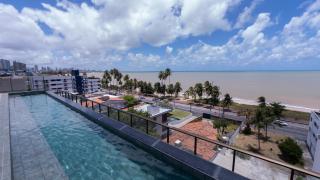 Lindo Flat na praia de Cabo Branco em João Pessoa 303 - 9