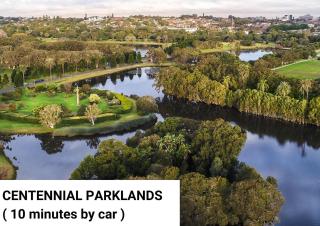 25W Abnb-Style Mall Park Parking Train STA 2BR - 4