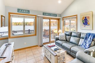 Dock & Gazebo! Lakefront Duplex Near South Haven - 8