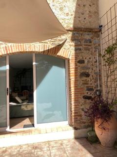 "MAS TRAMONTANE "ancien mas agricole avec chambres d'hôtes, studio, parc arboré, piscine et sa vue face au Canigou - 7