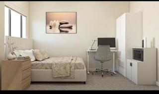 Luxurious Bedroom and Living room in a House - 1