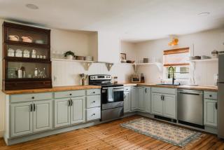 Roebling House 1850s Cabin Hot Tub Fire Pit - 5