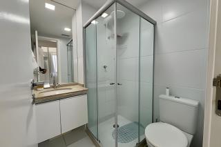 JTR beira-mar com varanda, ar, cozinha completa, quarto para até 4 pessoas - 6