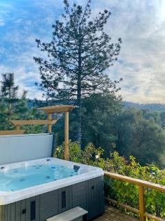 Cozy Cabin Near Yosemite & Bass lake, Breathtaking Views & Private Hot Tub, BBQ, Nature Getaway - 3