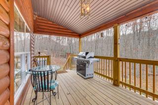 Greenbrier River On-Site! Modern-Rustic Log Cabin - 8
