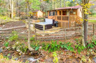 Hot Tub and Stone Fire Pit Smoky Mountain Oasis! - 0