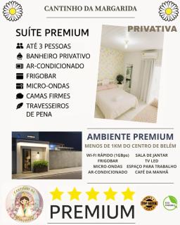 ꕥ Cantinho da Margarida ꕥ Hospedagem & Hostel Premium - 03 Opções - SUÍTE Privativa, CAMAS Hostel ou Meia CASA - 1 Km do CENTRO de Belém, Hangar, UFPA, Turismo e Eventos - Máximo CONFORTO com Wi-Fi Ultra Rápido e Café da Manhã Grátis! - HOTEL Belém Pará - 5