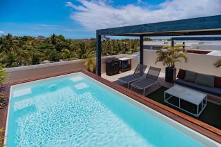 Villa Eden-2 bedrooms with Private Rooftop Terrace & Pool, access to private beachclub, Ki Residences, Pereybère - Managed by KSN - 8