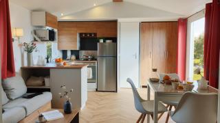 Mobil-home 8 personnes camping PONT AVEN - WIFI GARANTIE-grande terrasse-lave linge - 0