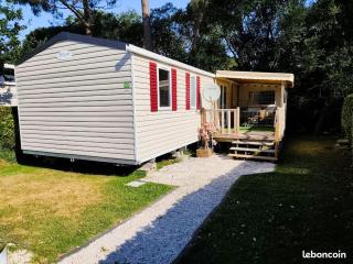 Mobil-home 8 personnes camping PONT AVEN - WIFI GARANTIE-grande terrasse-lave linge - 9