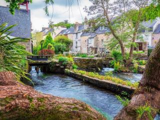 Mobil-home 8 personnes camping PONT AVEN - WIFI GARANTIE-grande terrasse-lave linge - 8