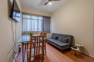 Silencioso quarto e sala no coração de Copacabana - 0