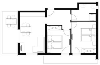 Stilvolles Appartment Für Sechs Personen - 4