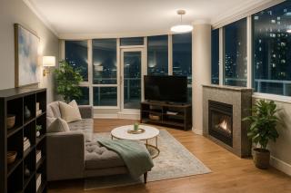 Luxury 2-Bedroom Apartment in Coal Harbour with Stunning City Views - 0