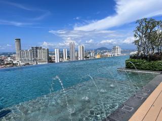 Georgetown#Beacon Executive Suite SkyPool#Luxury&Glamorous Suite#2BR#Living Room with Queen Bed - 9