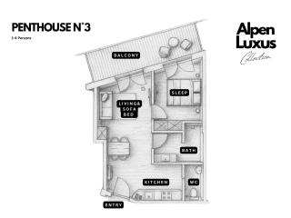 PENTHOUSE N`3 - AlpenLuxus Collection - 9