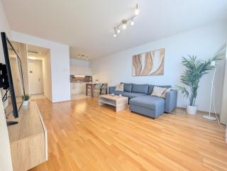 Mills - free parking - balcony with city view - close to Nivy mall - Bratislava - 2