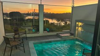 Casa Ilha Acaray 2 Super Vista Internacional, Rio Paraná, Ponte da Amizade, Brasil e Paraguai - 0