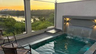 Casa Ilha Acaray 2 Super Vista Internacional, Rio Paraná, Ponte da Amizade, Brasil e Paraguai - 4