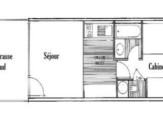 Studio cabine aux Saisies, 5 pers, balcon sud - FR-1-293-137 - 5