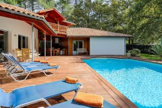 Demeure d'exception sur le Golf De Biscarrosse avec piscine chauffée - 9