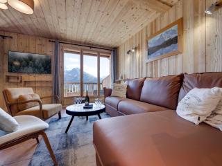 Triplex moderne 120m², sud, 4 chambres, parking, wifi, 2 terrasses à La Rosière - FR-1-690-34 - 0