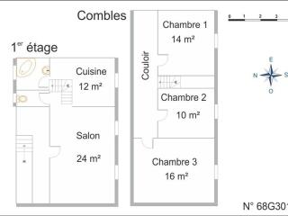 Maison Alsacienne Historique avec Parking à Ammerschwihr - FR-1-744-23 - 1