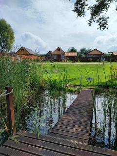 Siedlisko nr 5A nad jeziorem Skarlińskim, jezioro, mazury, domki letniskowe, bania - 9