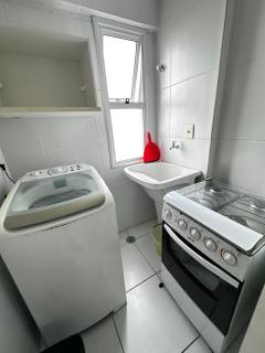 Quarto e sala no condomínio JTR à beira-mar - 5